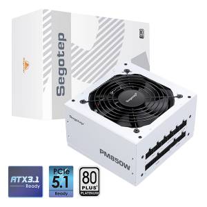Segotep 鑫谷 850W PM850W White Power Supply 冰山版（ATX3.1/PCIe5.1） 長圖片