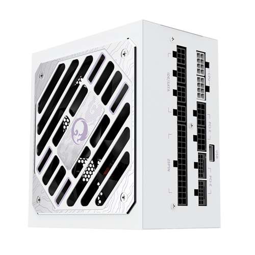 Segotep 鑫谷 1300W KE-1300P White Power Supply 冰山版（ATX3.1/PCIe5.1）