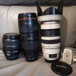 Canon 35-350mm canon 80-200mm