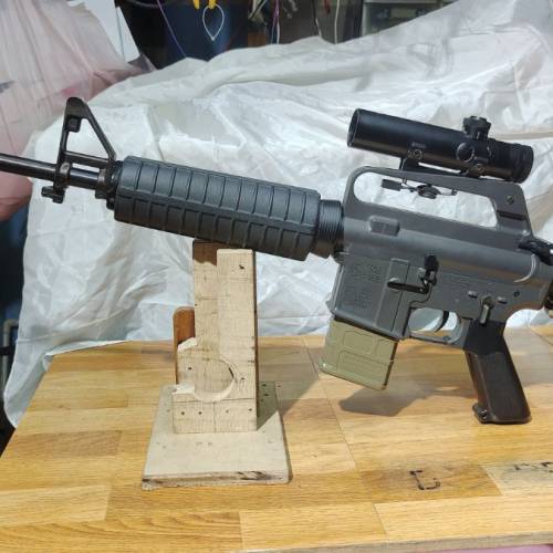 MARUI AR15 連瞄鏡+偽裝+狙擊手冊