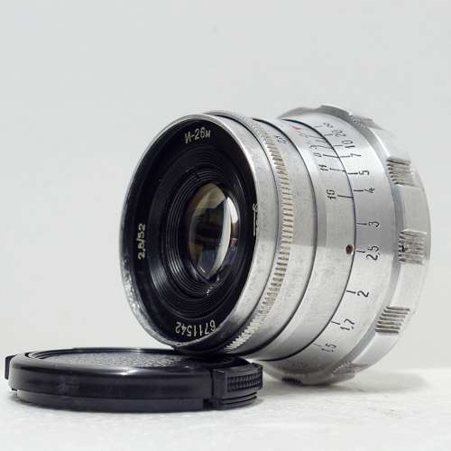 蘇聯古董鏡 Industar 26M 55mm f2.8 1967年USSR (新淨)