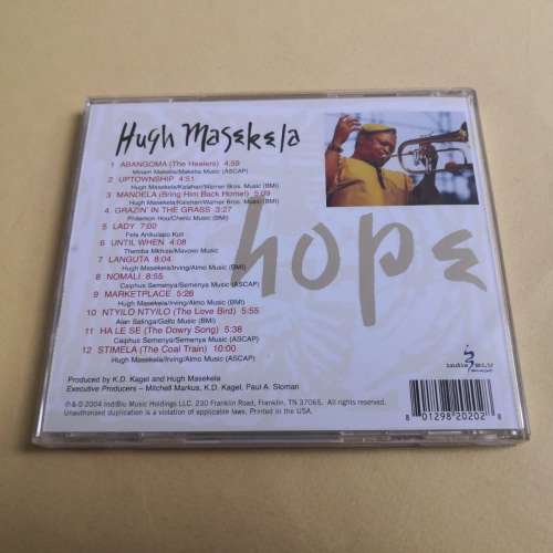 HUGH MASEKELA. HOPE 聖經推荐