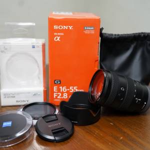 出售 Sony E 16-55mm F2.8 G 連 Sony 67mm MC Protector 送 sony CPL 67mm filter