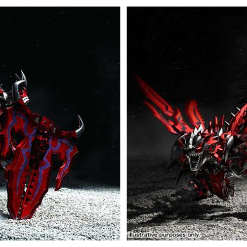 MONSTER HUNTER 魔物獵人十週年 x 超合金四十週年 G級變形 雄火龍 KA SIGNATURE