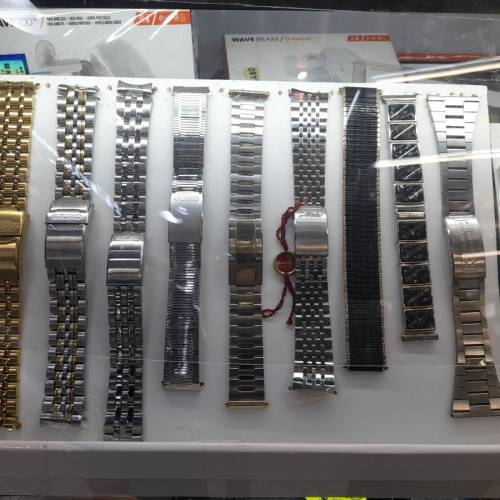 ( 全新過百條 ) Seiko精工& Swiss Brand Metal Watch Bands ( 每條計 )