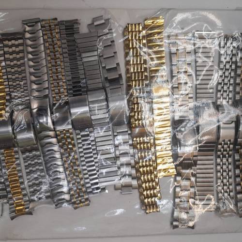 ( 全新過百條 ) Seiko精工& Swiss Brand Metal Watch Bands ( 每條計, 由$100至$880 )