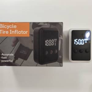 Portable Electric Air Pump, Max 150 psi, 手提無線電氣泵, 單車，機車，汽車，任...