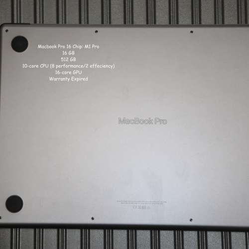 Apple Macbook Pro 16" M1 Pro