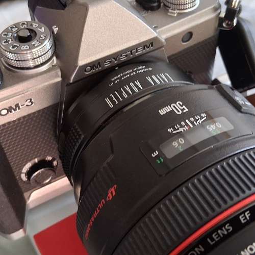 3/4机 轉用Canon 鏡頭 自動對焦轉接環