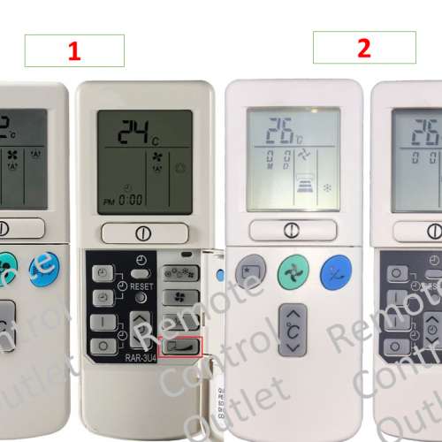 日立冷氣空調代用遙控器 HITACHI air con conditioner conditioning AC A/C remote...