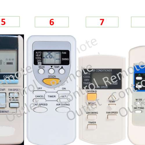 樂聲樂信冷氣空調代用遙控器 Panasonic Rasonic National air con conditioner con...