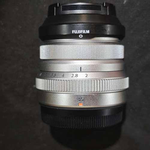Fujifilm 35/2 WR XF 富士 35mm 35 99%new 冇盒冇單冇證有罩 SILVER 銀色
