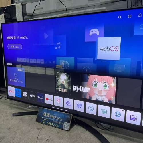 55吋 4K SMART TV LG55QNED81 電視
