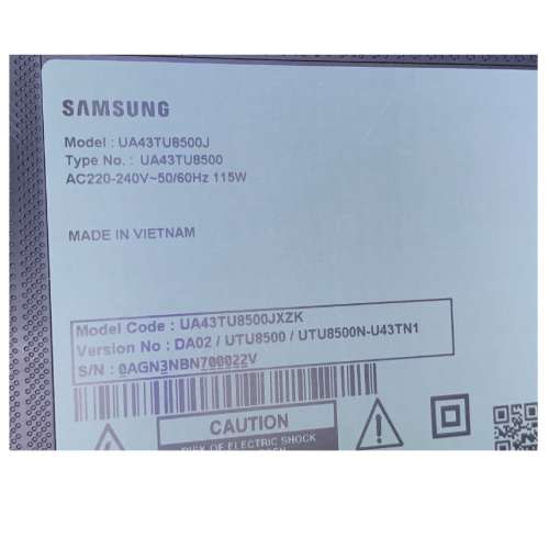 43吋 4k smart TV 三星43TU8500 電視
