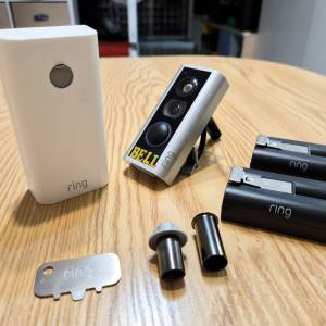 美國 Ring Peephole 智能貓眼視像門鐘 (跟2電) Video Camera Smart Doorbell 門鈴
