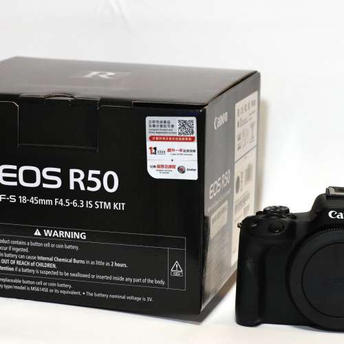 ★Canon R50 Body 行貨有保95%新機一樣★
