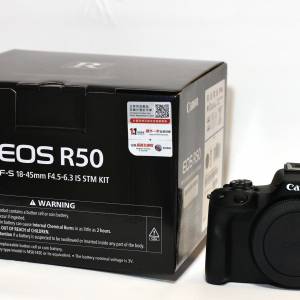 ★Canon R50 Body 行貨有保95%新機一樣★