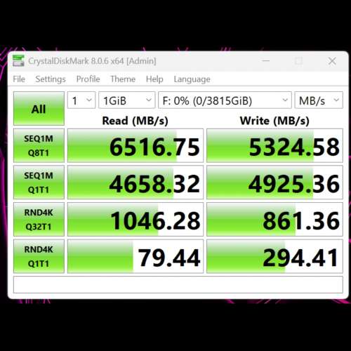 愛國者p7000z 4TB Pciex4 nvme TLC SSD（拼多多購買，香港無保，私保1個月）