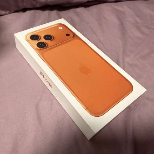 iPhone 17 Pro Max 256GB Cosmic Orange 橙色 CMHK拆封台機