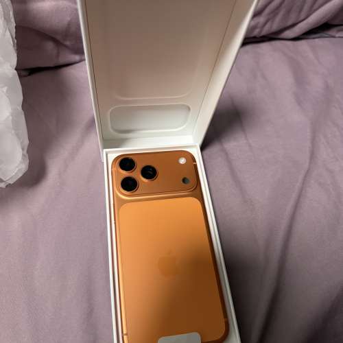 iPhone 17 Pro Max 256GB Cosmic Orange 橙色 CMHK拆封台機
