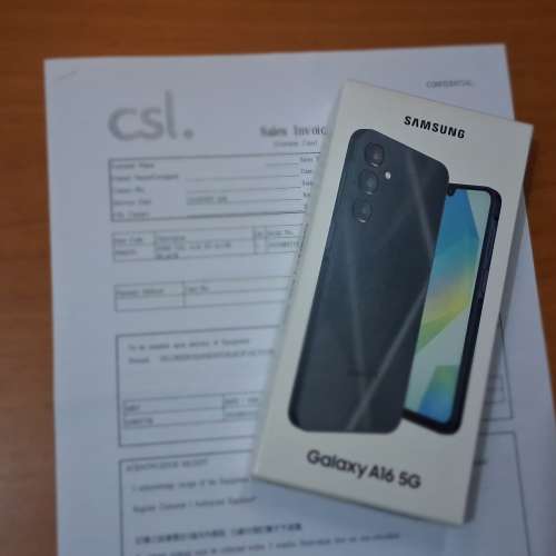 Brand new Samsung A16 5G with invoice for one year warranty.