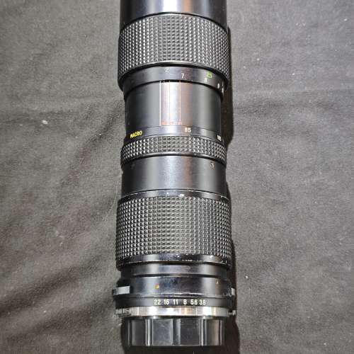 Vivitar 85-205/3.8 MACRO focusing AUTO zoom  for OM 發霉鏡 零件鏡 功能全正常 ...