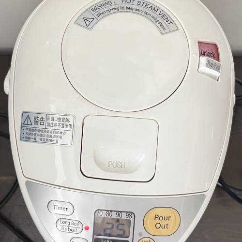 [made in Thailand泰國製造]Pansonic Electric Thermo Pot 3L樂聲牌備長炭電熱水壺3...