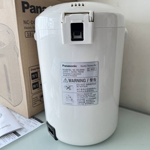 [made in Thailand泰國製造]Pansonic Electric Thermo Pot 3L樂聲牌備長炭電熱水壺3...