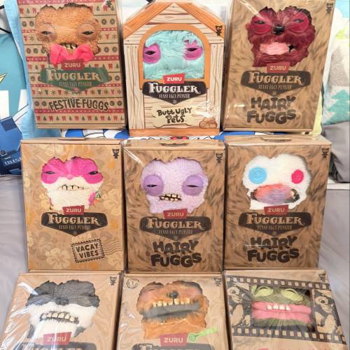 限量套裝，原裝官方正版Fuggler 得意牙怪