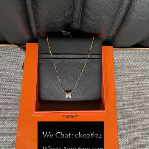 Hermes H琺瑯項鏈