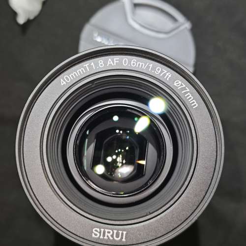 sirui 思銳 40/1.8 40mm T1.8  1.33X 自動對焦 40 變寬電影 鏡頭 廣角 適用 for le...
