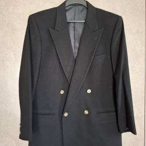 法國製 De Cathalo 羊毛/茄士咩西裝外套