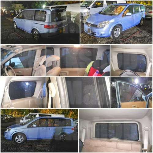 Nissan Lafesta 全車磁石濾光窗網太陽擋