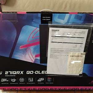 MSI 微星 271QRX QD OLED 2k QHD 144 240 360 360Hz 顯示器 行貨有保