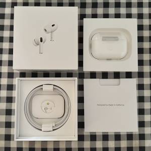Apple AirPods Pro 2 Type C 藍牙耳機 行貨 95%新 非常少用 只是充電盒有使用痕跡 ...