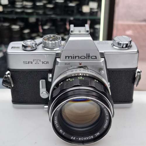 MINOLTA SRT 101 + MC 58MM F1.4 全正常