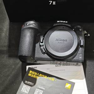 nikon Z7 II Z7II 尼康 Z7M2 行貨有盒冇單有證 1電一線充連肩帶  99%new 功能全正...