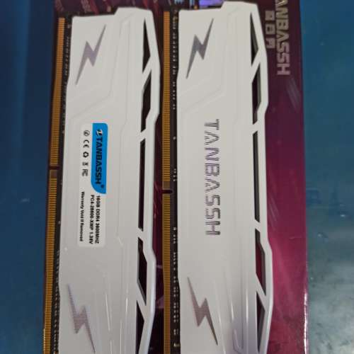 添百勢 DDR4 16GBx2 (32GB) 3600Mhz  白色套條Intel專用