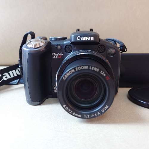 Canon PowerShot S5 IS 新淨CCD相機 數碼相機 12倍防震長鏡 有擰MON 反MON 旅行相機...