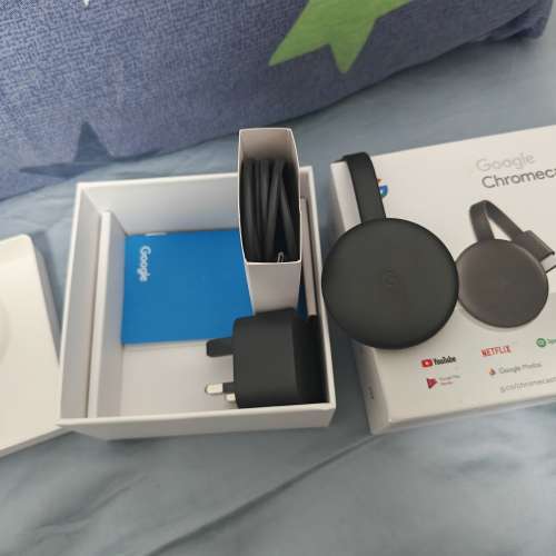 Google Chromecast 有盒 充電線 火牛