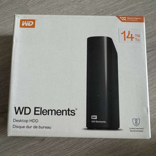 WD 14TB Elements HDD Hard Disk Drive 硬碟 硬盤 desktop NAS backup back up 備份...