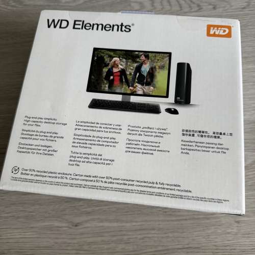 WD 14TB Elements HDD Hard Disk Drive 硬碟 硬盤 desktop NAS backup back up 備份...