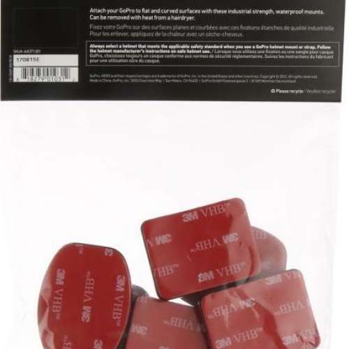 GoPro Curved and Flat Adhesive Mounts AACFT-001