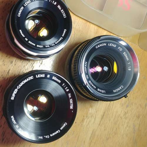 Canon R/FL/FD 50mm F1.8(FD/FL mount)古董鏡