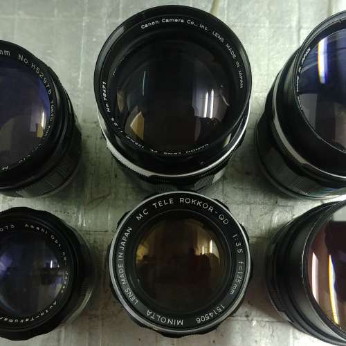 Canon/Pentax/Minolta 105/135mm F2.5 /2.8/3.5