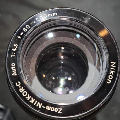 nikon 80-200/4.5 AUTO Nikkor c zoom NAI 尼康 80mm 200mm 80 200 鏡片嚴重發霉起...