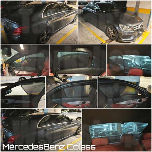 平治 Cclass 全車磁石濾光窗網太陽擋