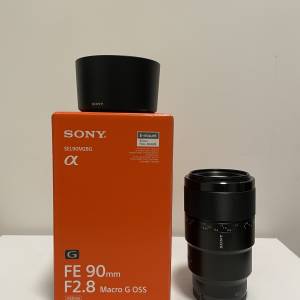 Sony FE 90mm f2.8 Macro G OSS in like new condition