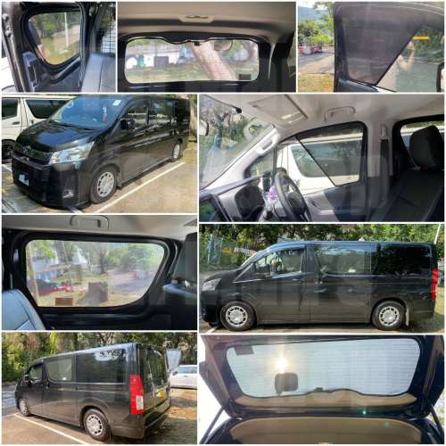 HIACE 200 300 全車磁石濾光窗網太陽擋
