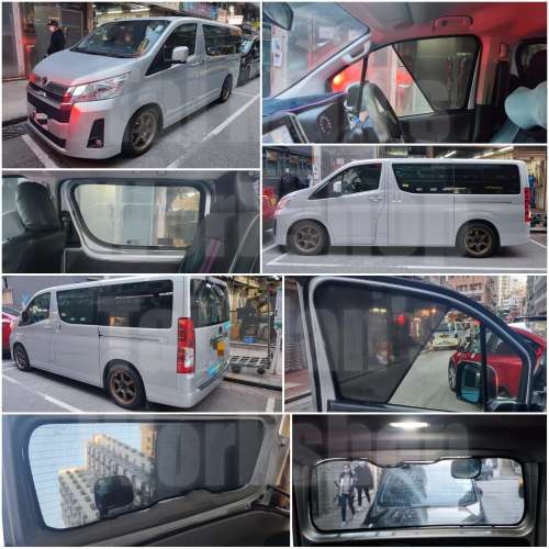 300 HIACE 全車磁石濾光窗網太陽擋